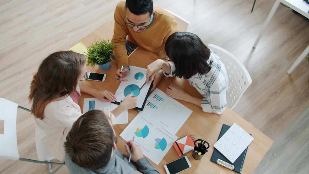 Diverse team collaborating