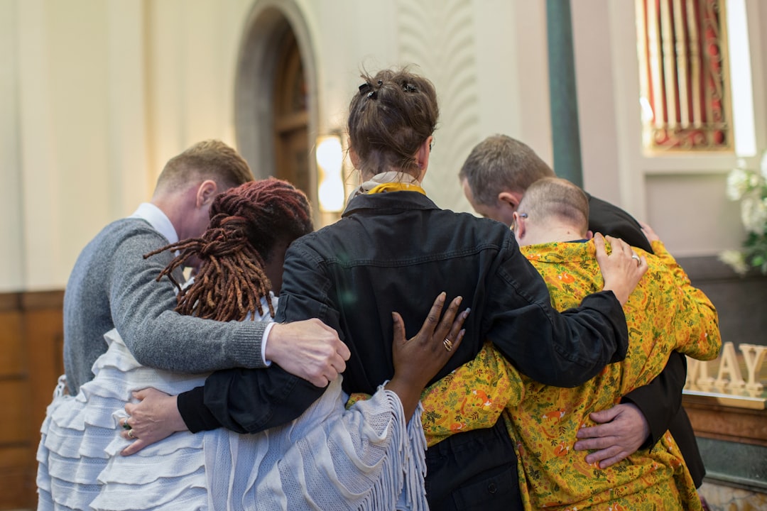People connecting with warmth and support